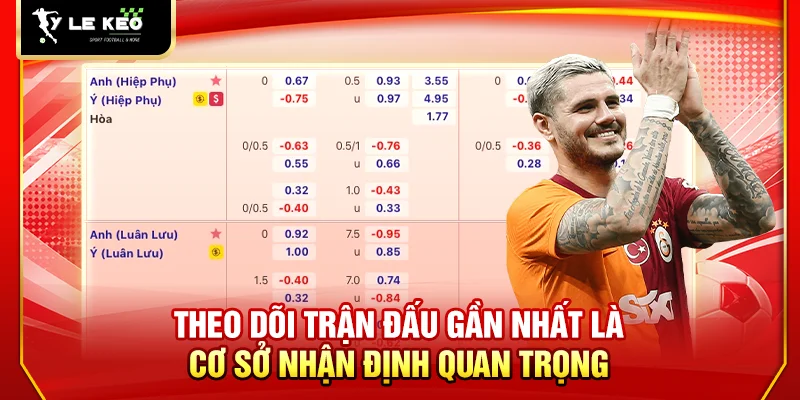 Tỷ Lệ Kèo 54 Theo dõi trận đấu gần nhất là cơ sở nhận định quan trọng